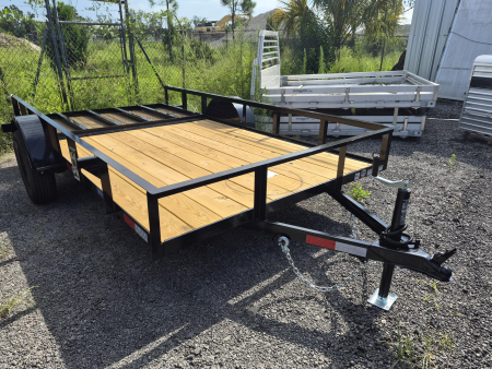 New 2026 Triple Crown Trailers 6x12 Open Utility Trailer – 15" Rail Sides & Rear Gate