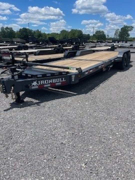 New 2026 Iron Bull 81x24 20000 GVWR Heavy Duty Gravity Tilt Trailer