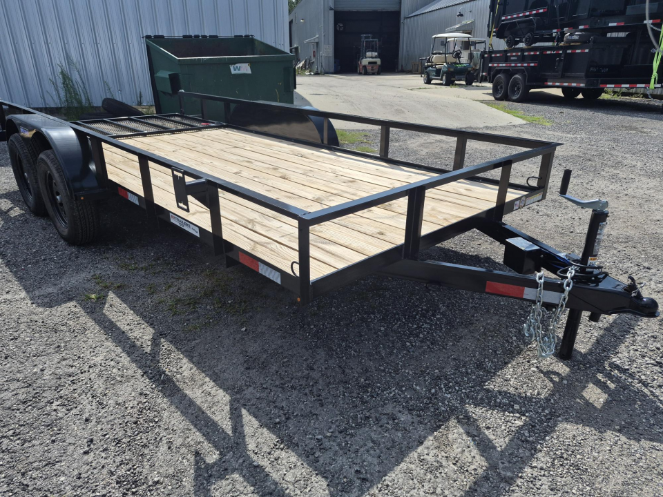 New 2026 Triple Crown Trailers 6x16 Tandem Axle Utility Trailer with Gate | 7K GVWR