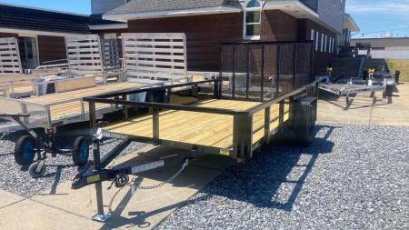 New 2027 Quality Steel and Aluminum 7x12 Utility Trailer
