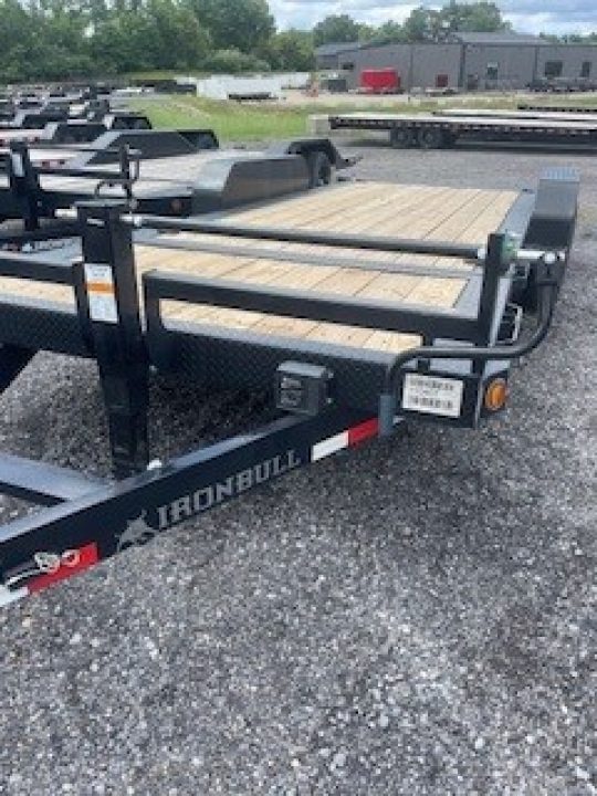 New 2026 Iron Bull 83x20 14000 GVWR Gravity Tilt Trailer