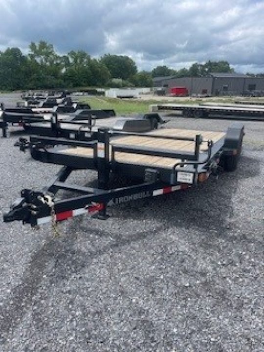 New 2026 Iron Bull 83x20 14000 GVWR Gravity Tilt Trailer