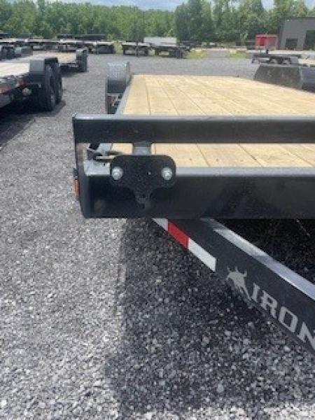 New 2027 Iron Bull 83x22 14000 GVWR 2' Dove Tail w/Slide in Ramps Equipment Trailer