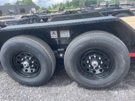 New 2027 Iron Bull 83x22 14000 GVWR 2' Dove Tail w/Slide in Ramps Equipment Trailer