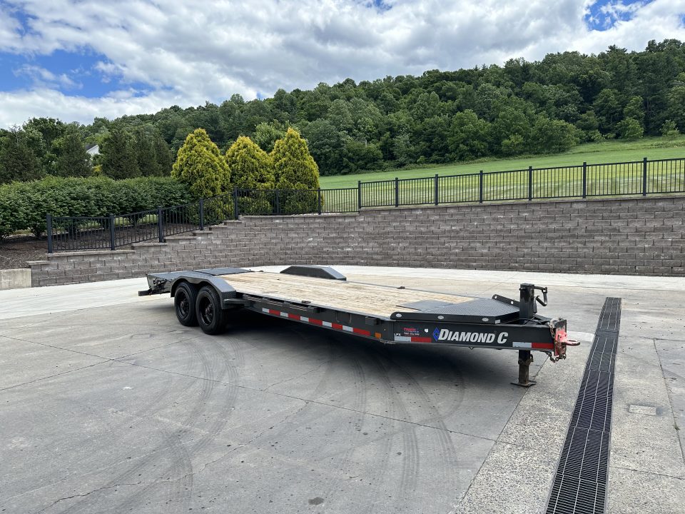 Used 2022 Diamond C Equipment trailer with Max Ramps (LPX 210)