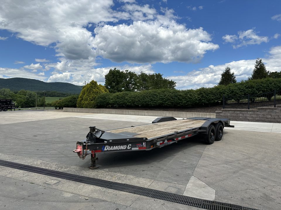 Used 2022 Diamond C Equipment trailer with Max Ramps (LPX 210)