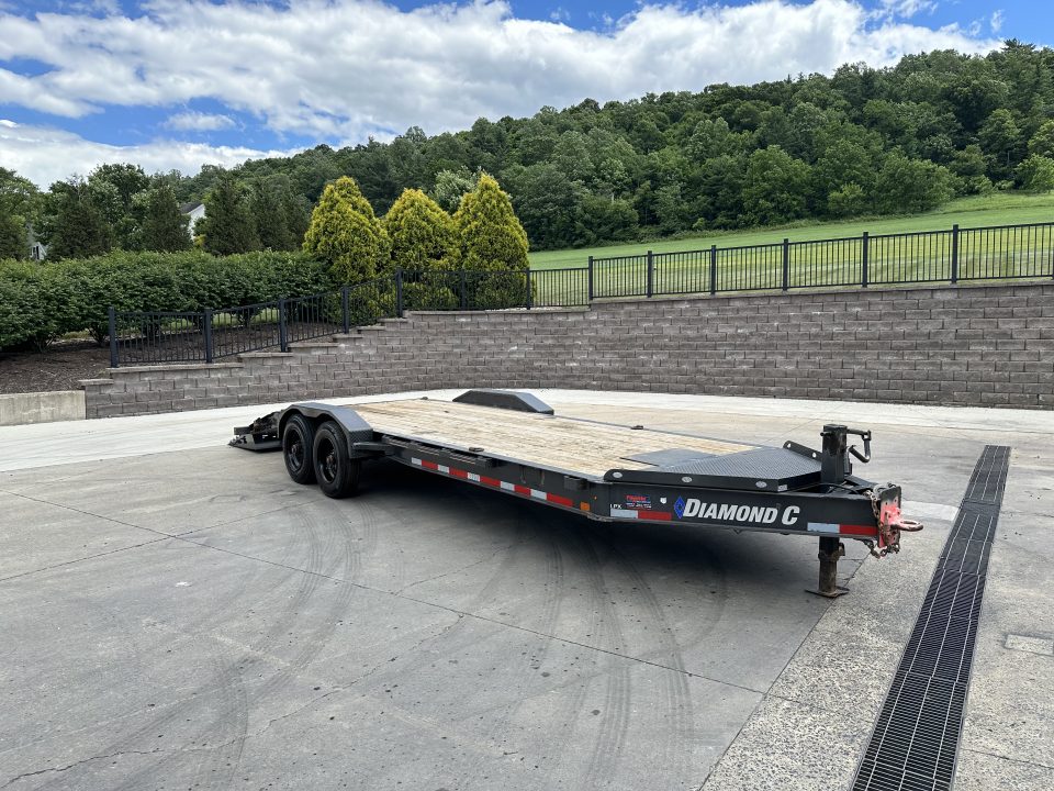 Used 2022 Diamond C Equipment trailer with Max Ramps (LPX 210)