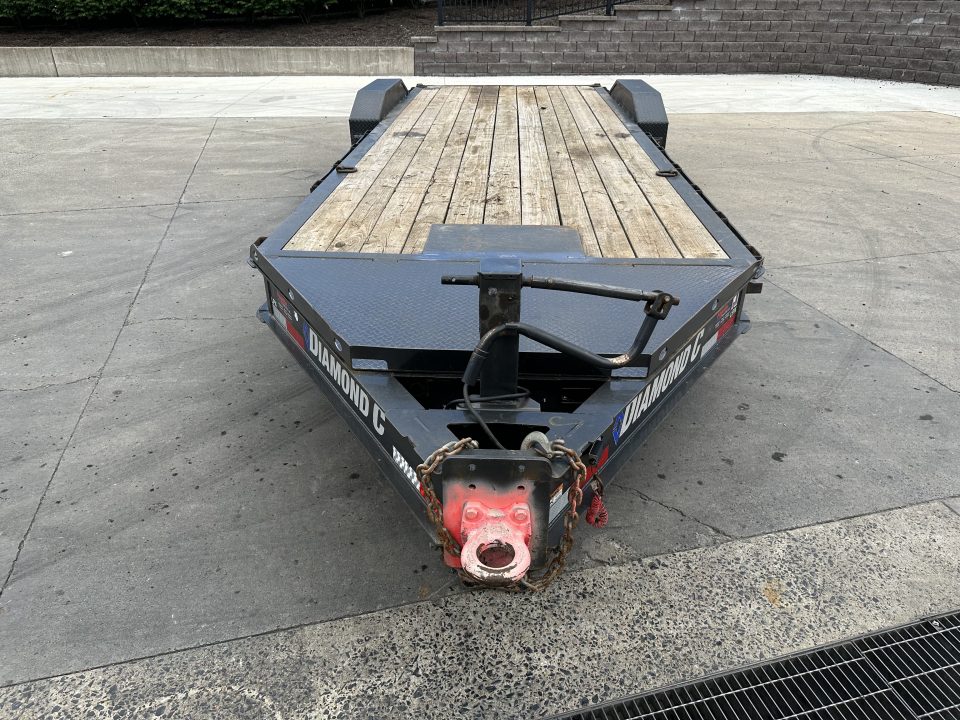 Used 2022 Diamond C Equipment trailer with Max Ramps (LPX 210)