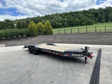 Used 2022 Diamond C Equipment trailer with Max Ramps (LPX 210)
