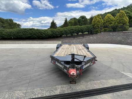Used 2022 Diamond C Equipment trailer with Max Ramps (LPX 210)