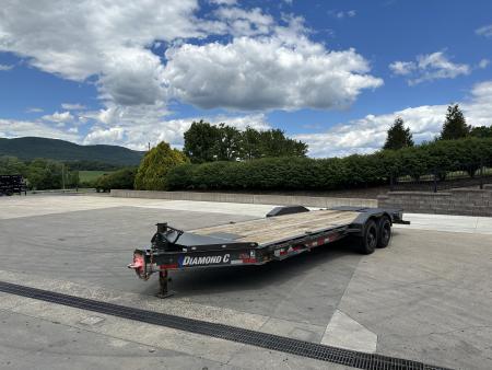 Used 2022 Diamond C Equipment trailer with Max Ramps (LPX 210)