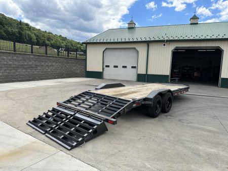 Used 2022 Diamond C Equipment trailer with Max Ramps (LPX 210)