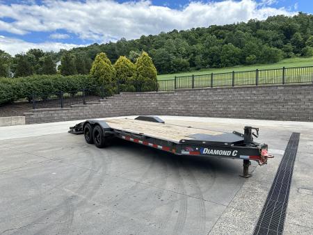 Used 2022 Diamond C Equipment trailer with Max Ramps (LPX 210)