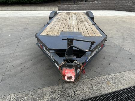 Used 2022 Diamond C Equipment trailer with Max Ramps (LPX 210)
