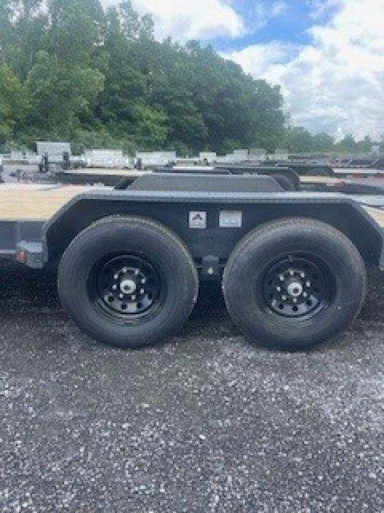 New 2026 Iron Bull 83x18 14000 GVWR 3' Dove Tail W/Rampage Ramps Equipment Trailer