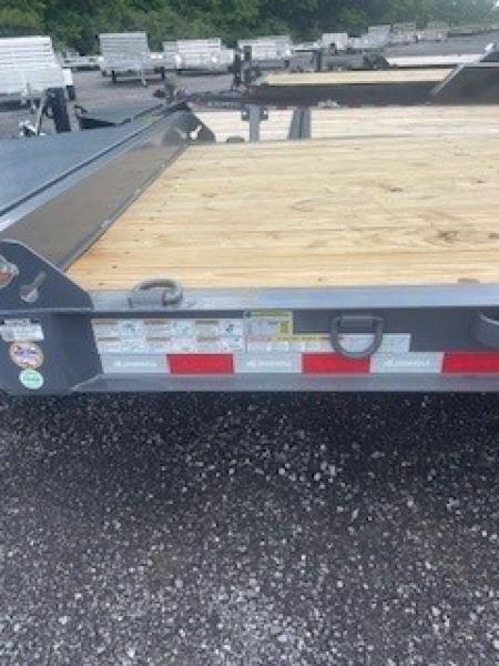 New 2026 Iron Bull 83x18 14000 GVWR 3' Dove Tail W/Rampage Ramps Equipment Trailer