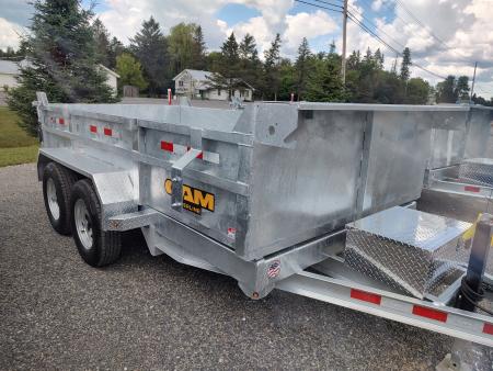 New 2026 Cam Superline Galvanized 6X12 Dump Trailer 11K GVW