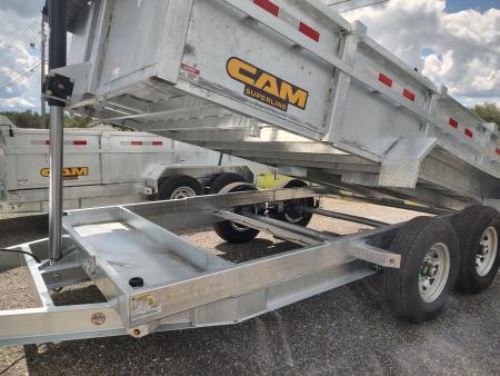 New 2026 CAM Superline 7 x 14 Galvanized HD Telescopic Dump 14K