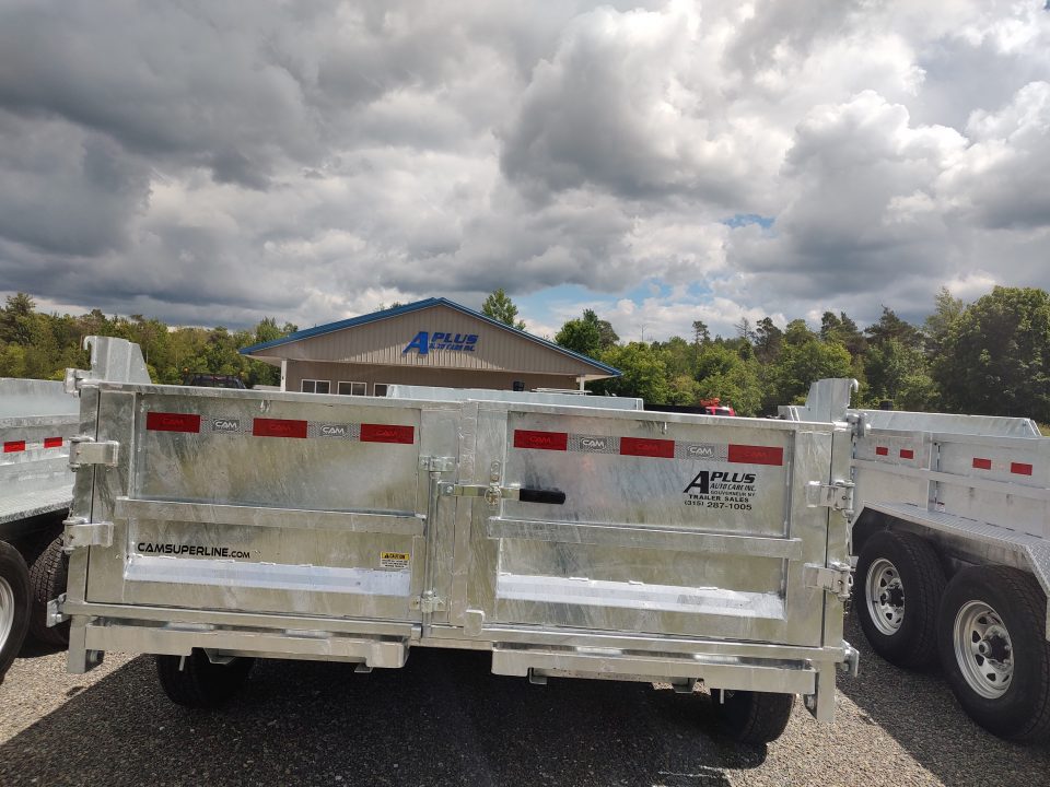 New 2026 CAM Superline 7 x 14 Galvanized HD Telescopic Dump 14K