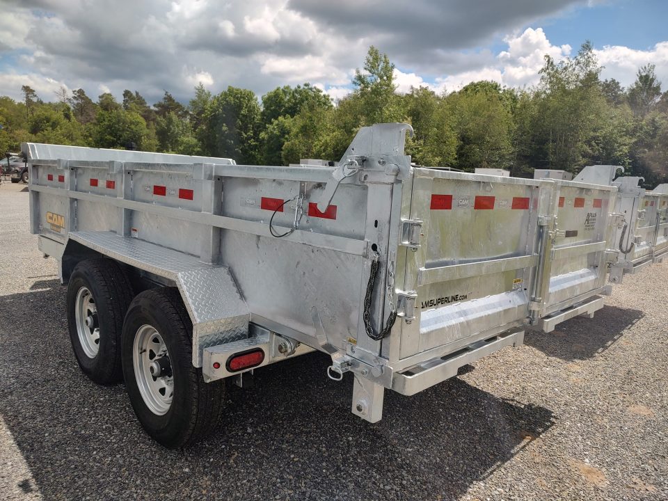 New 2026 CAM Superline 7 x 14 Galvanized HD Telescopic Dump 14K