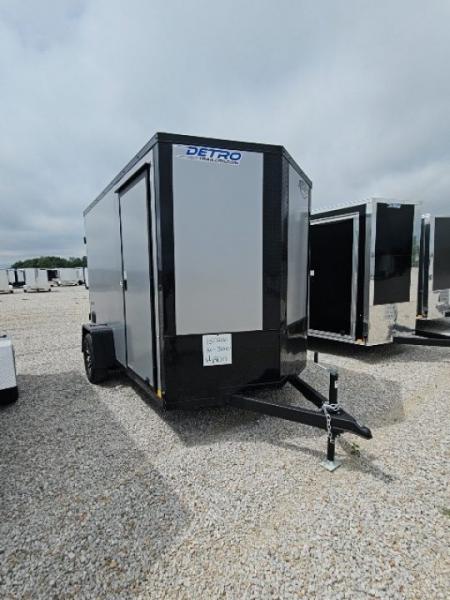 New 2026 Impact Trailers 6X10 QUAKE FLAT TOP V-NOSE 3K Cargo / Enclosed Trailer