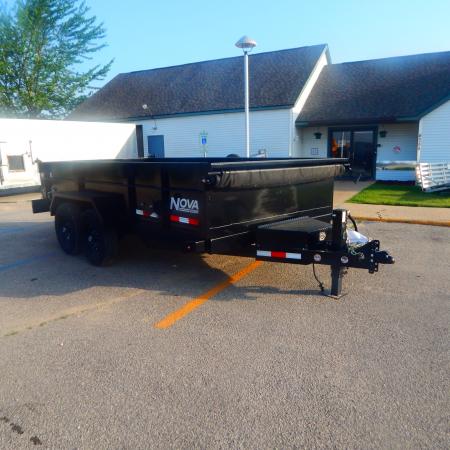 New 2026 Midsota 82 x 14 Nova Scissor Dump 14K BP Dump Trailer