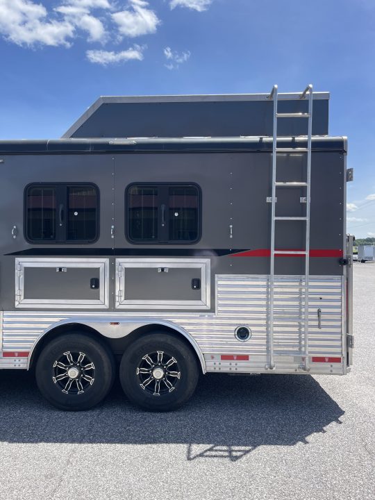 Used 2023 Bison Trailers 8316 Horse Trailer