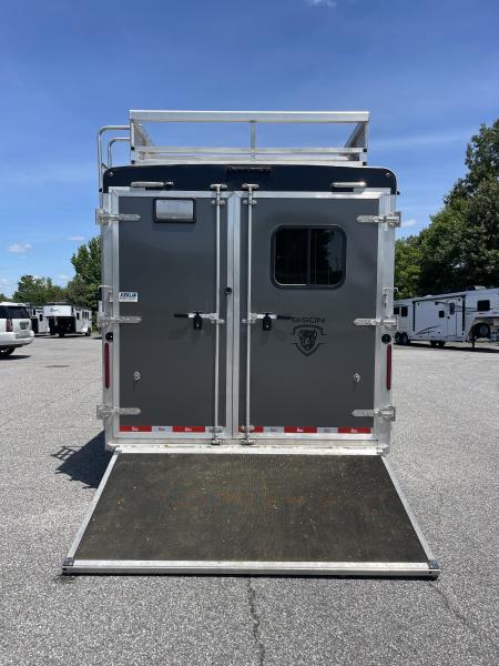 Used 2023 Bison Trailers 8316 Horse Trailer