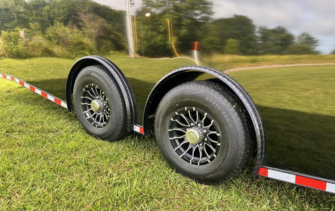 New 2026 Rock Solid Cargo 8.5x28 Car Hauler-7000LB Spread Torsion- HD Ramp- 10" Bogey Wheels