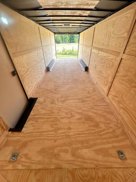 New 2026 Rock Solid Cargo 8.5x28 Car Hauler-7000LB Spread Torsion- HD Ramp- 10" Bogey Wheels