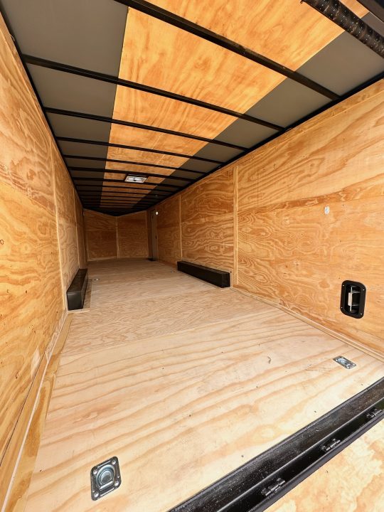 New 2026 Rock Solid Cargo 8.5x28 Car Hauler-7000LB Spread Torsion- HD Ramp- 10" Bogey Wheels