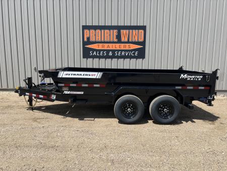 New 2027 PJ Trailers 14 DT Telescopic Dump Trailer