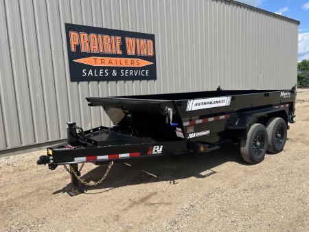 New 2027 PJ Trailers 14 DT Telescopic Dump Trailer