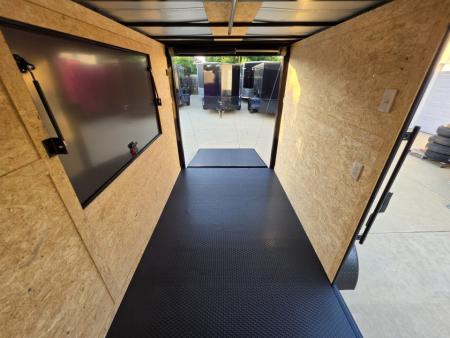 New 2026 New 6x10 TA Screwless Enclosed Vending Trailer | Blackout | Spoiler Package | 50 AMP Electric Pkg. w/Mini Split | .08 Polycor | Dexter Axles | 1145