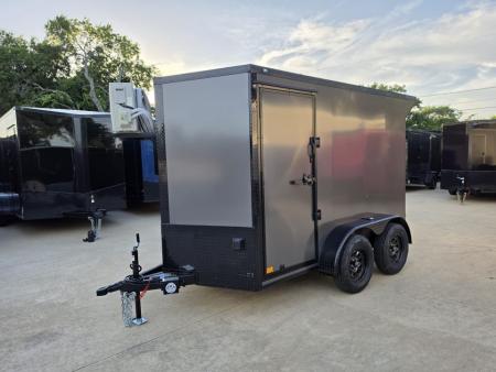 New 2026 New 6x10 TA Screwless Enclosed Vending Trailer | Blackout | Spoiler Package | 50 AMP Electric Pkg. w/Mini Split | .08 Polycor | Dexter Axles | 1145