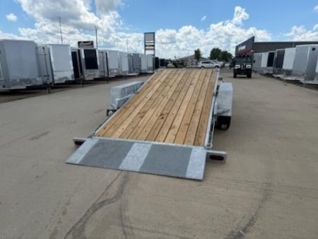 New 2026 BND Trailers 7x16+6 Split Tilt Galvanized Tilt Trailer/Equipment Trailer
