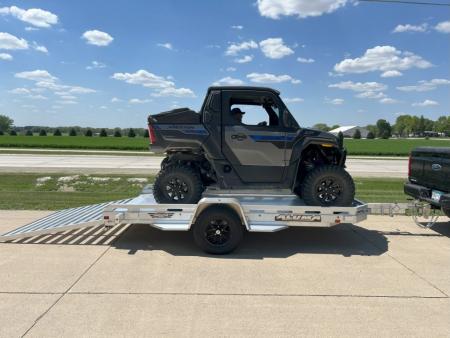 New 2027 Aluma 77X12 Utility Trailer - FULL TUCK UNDER RAMP EXECUTIVE!