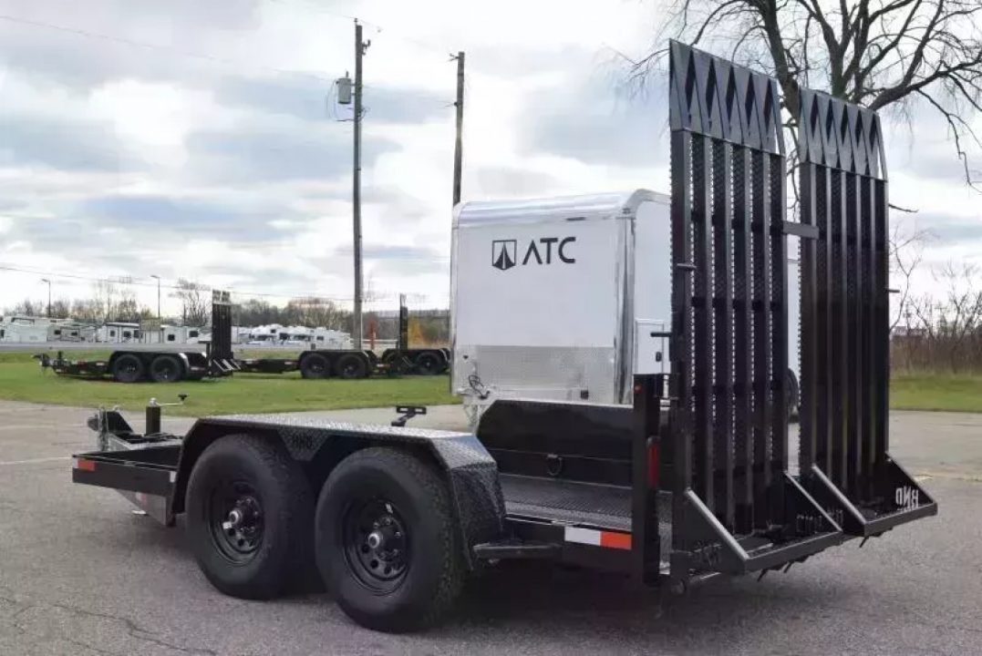 New BND 6x12 SCISSOR LIFT TRAILER w/ 5200LB AXLES
