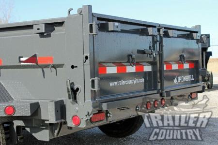 New 2026 NEW 7' x 14' Iron Bull Scissor Hoist Hydraulic Dump Trailer w/ 24" High Sides