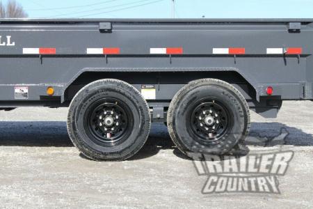 New 2026 NEW 7' x 14' Iron Bull Scissor Hoist Hydraulic Dump Trailer w/ 24" High Sides