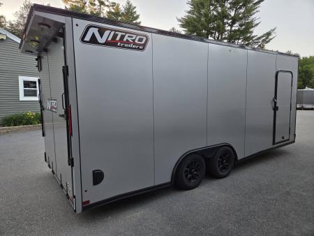 New 2026 Nitro 8.5x20 enclosed car hauler black out package extra height with spoiler Car / Racing Trailer