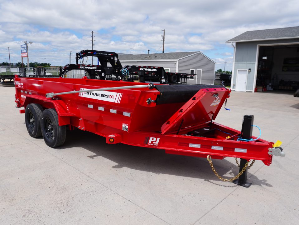 New 2027 PJ Trailers DT1 83"x16ft Dump Trailer