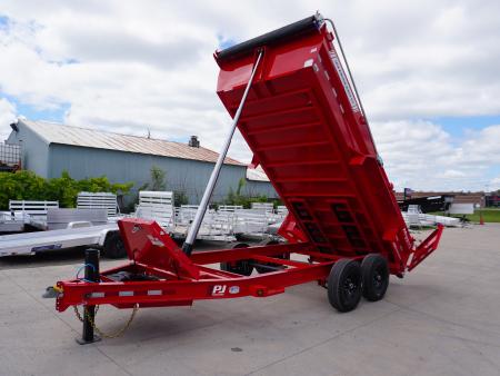 New 2027 PJ Trailers DT1 83"x16ft Dump Trailer