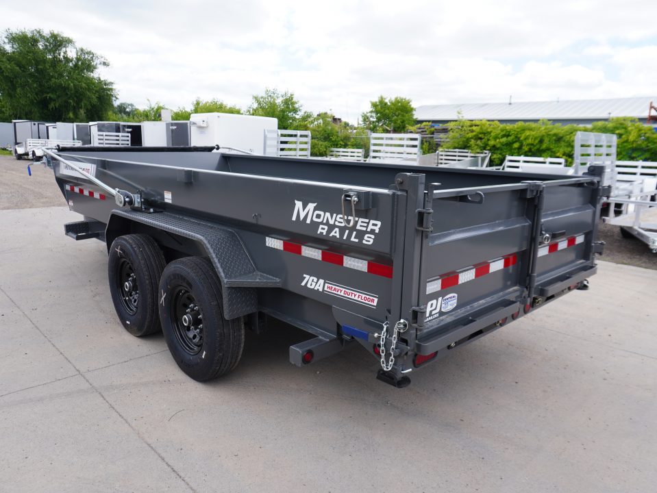 New 2027 PJ Trailers DT1 83"x16ft Dump Trailer