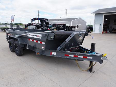 New 2027 PJ Trailers DT1 83"x16ft Dump Trailer