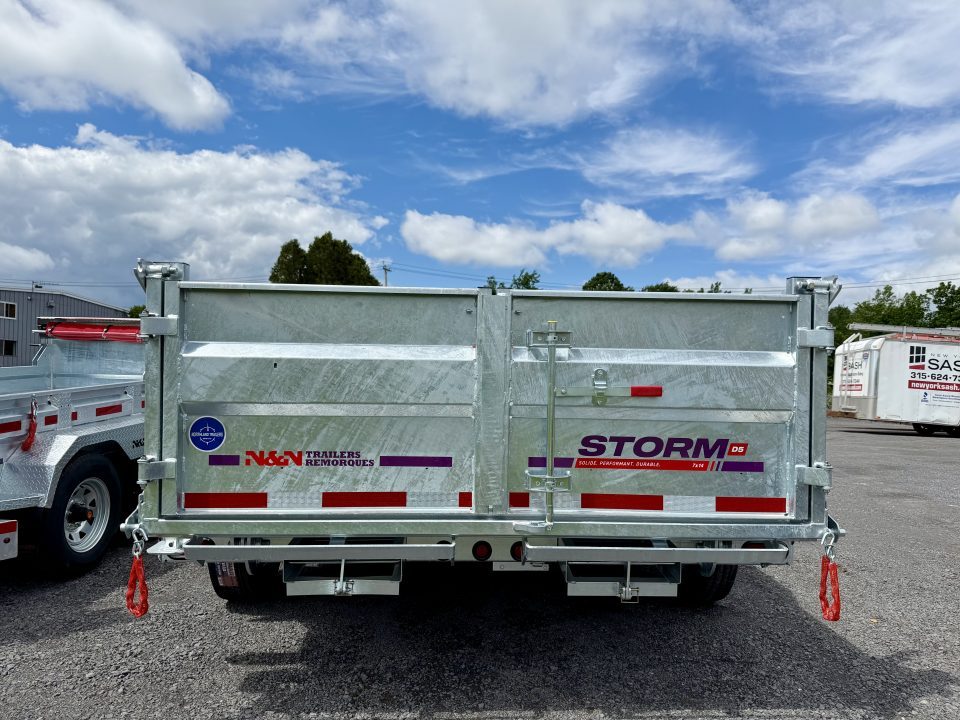 New 2026 N and N Galvanized 7X14 Dump Trailer 15K