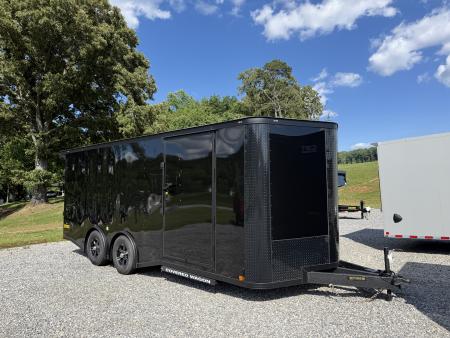New 2026 Covered Wagon Trailers 8.5X20 TA3 7' LIGERS SPOILER POLY BAR LO Cargo / Enclosed Trailer