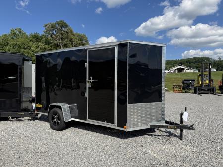 New 2026 Covered Wagon Trailers 6X12 SA BARLOCK LIGER WHEELS Cargo / Enclosed Trailer