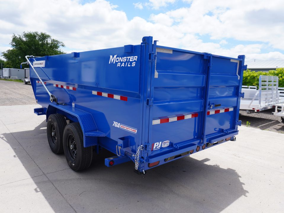 New 2027 PJ Trailers DT1 83"x16ft Dump Trailer