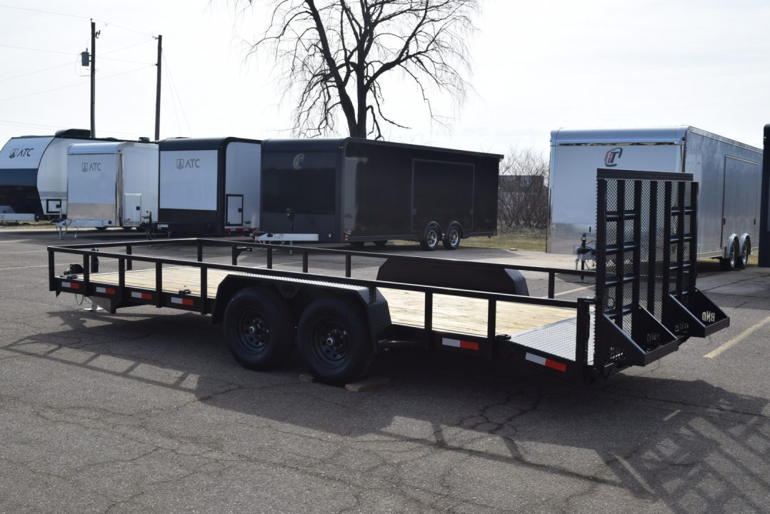New BND 7x20 LANDSCAPE UTILITY TRAILER w/ 5200LB AXLES AND HD REAR RAMP GATE